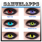 contact lenses design icon