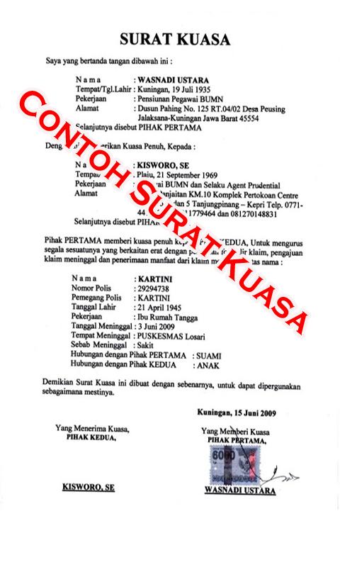 Contoh Surat Kuasa For Android Apk Download