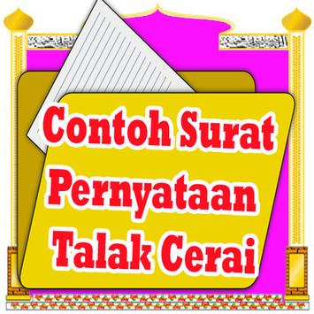 Contoh Surat Pernyataan Talak Cerai Panduan Cerai For