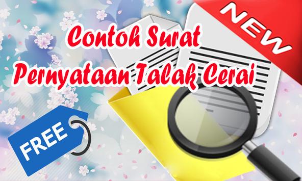 Contoh Surat Pernyataan Talak Cerai Panduan Cerai For