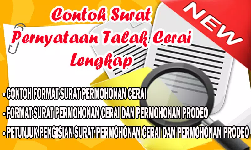 Contoh Surat Pernyataan Talak Cerai Panduan Cerai For Android Apk Download