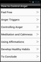 How To Control Anger پوسٹر