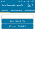 Super Converter : M4A To MP3 Affiche