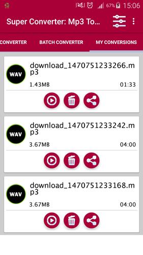 Super Converter : MP3 To WAV APK voor Android Download