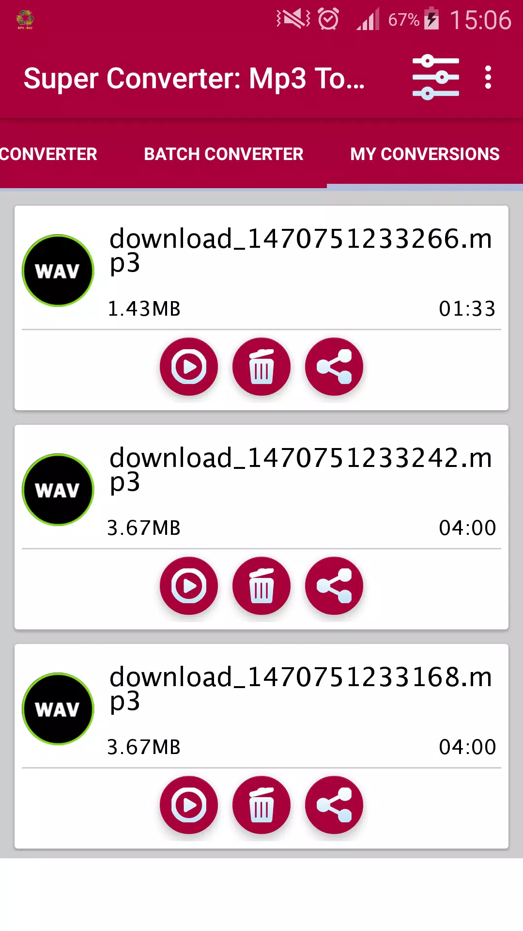 Descarga de APK de Super Converter : MP3 To WAV para Android