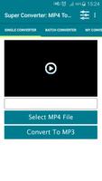 Super Converter : MP4 To MP3 capture d'écran 2