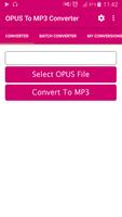Super Converter : OPUS To MP3 Affiche