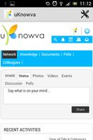 uKnowva: Enterprise Social App capture d'écran 1