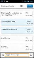 Live Chat Support Mobile App capture d'écran 2