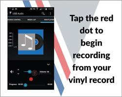 Vinyl Recorder الملصق