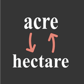hectare to acre converter icon