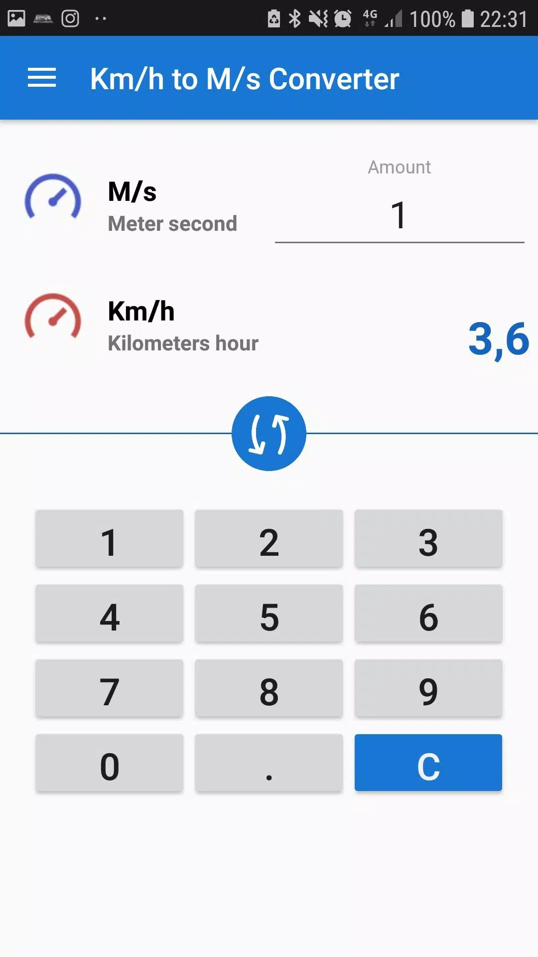 Km/h to M/s APK for Android Download