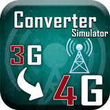 3G to 4G Converter Simulator icône