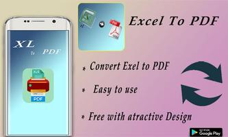 Convert Excel to pdf Affiche