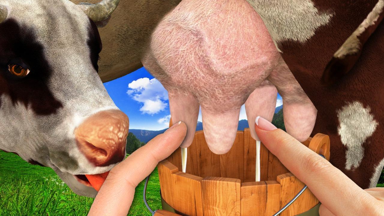 Ordeñando la vaca