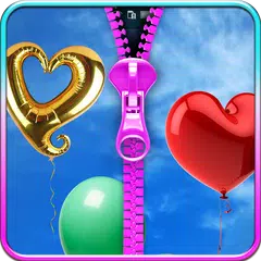 Balloons lock screen prank