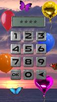 Balloons lock screen captura de pantalla 2