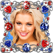 Diamond photo frames. ANIMATED