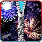 Fireworks lock screen icono