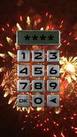 Fireworks lock screen captura de pantalla 1