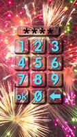 Fireworks lock screen captura de pantalla 3