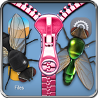 Flies lock screen icône