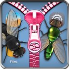 Flies lock screen icono