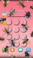 Flies lock screen Affiche