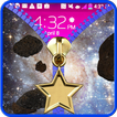Space lock screen simulated