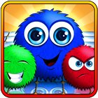 bóng Fluffy - 5 trong dòng. biểu tượng