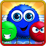bóng Fluffy - 5 trong dòng. biểu tượng