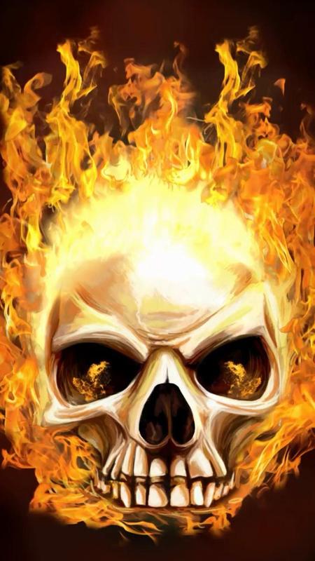  Gambar Tengkorak Api  Keren Wallpaper gambar  hd pilihan