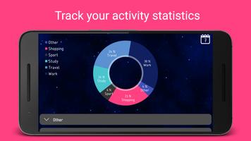 برنامه‌نما Kosmos - Work Time Tracker, Jo عکس از صفحه