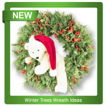 Winter Trees Wreath Ideas APK