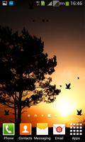 3D Birds LWP for Galaxy S6 -HD تصوير الشاشة 2