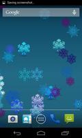 Colorful Snowflakes LWP capture d'écran 2