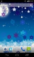 Snowman Snowflakes LWP Affiche