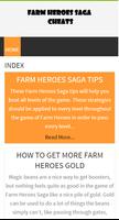 Fan Farm Heroes Saga Guide Poster