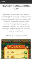 Fan Farm Heroes Saga Guide captura de pantalla 1