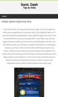Unofficial Sonic Dash Guide 截图 2