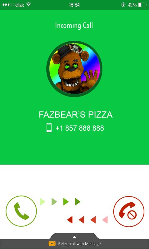 Call Freddy Fazbear Pizza Prank For Android Apk Download - freddy fazbears pizza place roblox