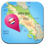 Costa rica map