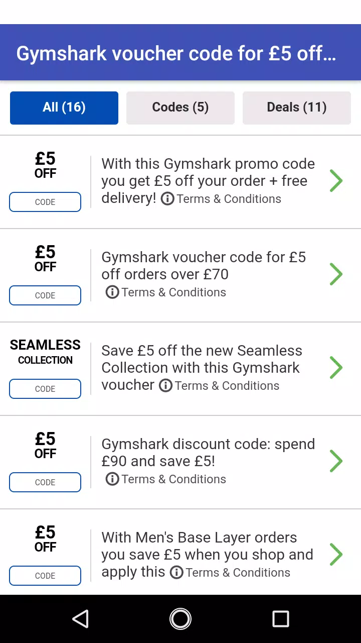Coupons for Gymshark APK for Android Download