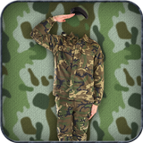 Army Commando Suit Photo Editor icône
