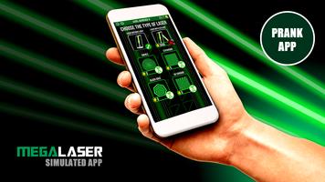 برنامه‌نما Mega Laser (simulated laser pointer) "PRANK APP" عکس از صفحه