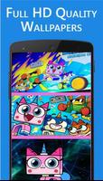 puppycorn unikitty Wallpaper स्क्रीनशॉट 1