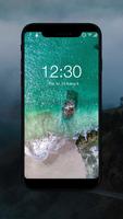 Phone X Round Corner - Round Corner Phone x Plakat
