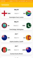 Cricket World Cup 2019 capture d'écran 1