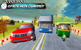 Prado vs Tuk Tuk Auto Rickshaw Racing اسکرین شاٹ 1