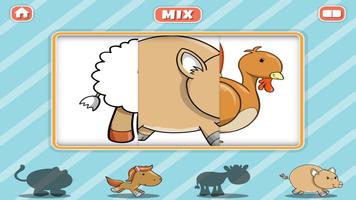 Animal Farm Mix & Match Kids captura de pantalla 1